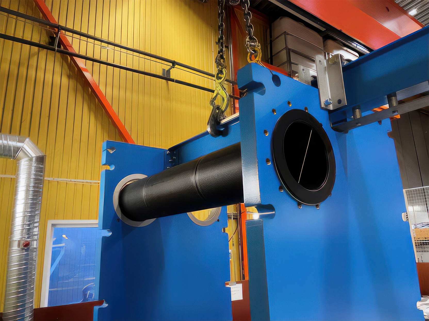 Heat exchanger with filter in HDPE upgraded